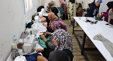 Haliliye'de kadınlar meslek öğrenmeye devam ediyor 