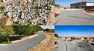 Harran Belediyesi kırsalda asfaltlama çalışmalarını sürdürüyor