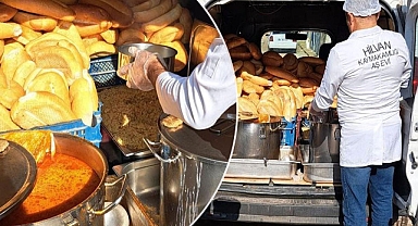 Hilvan Aşevi ihtiyaç sahiplerinin yanında