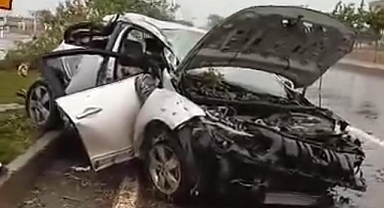 Hilvan Siverek yolunda feci kaza!