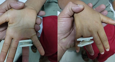 Küçük çocuğun imdadına itfaiye ekipleri yetişti 