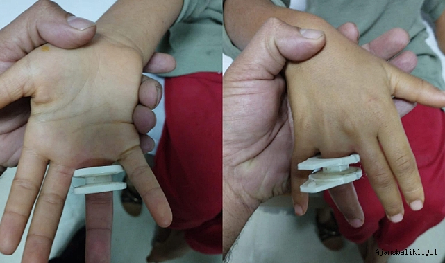 Küçük çocuğun imdadına itfaiye ekipleri yetişti