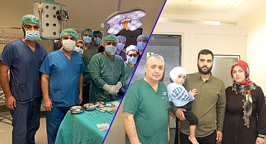 Minik hasta, Harran Üniversitesi Hastanesi’nde şifa buldu!