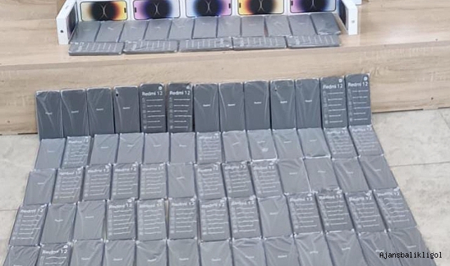 Şanlıurfa'da 1 milyon değerinde kaçak telefon ele geçirildi