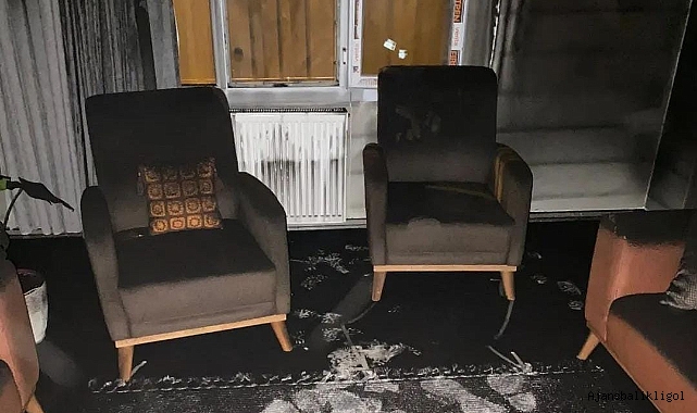 Şanlıurfa'da patlayan televizyon evi yaktı