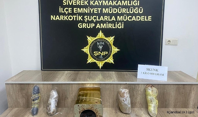 Şanlıurfa'da uyuşturucu operasyonu! 1 gözaltı