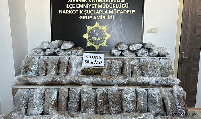 Siverek'te kilolarca uyuşturucu madde ele geçirildi!