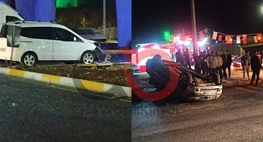Urfa'da Ataşehir Kavşağında feci kaza! 