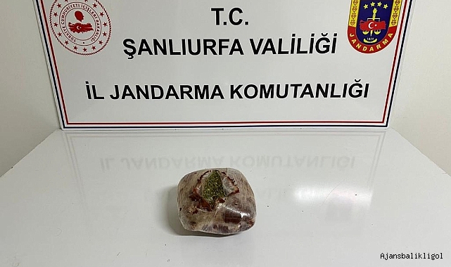 Urfa'da durdurulan otobüste uyuşturucu madde ele geçirildi