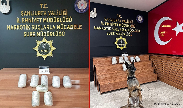 Urfa’da kilolarca uyuşturucu madde ele geçirildi! 