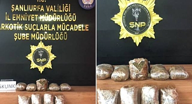 Urfa’da paketler halinde ele geçirildi! 1 gözaltı 