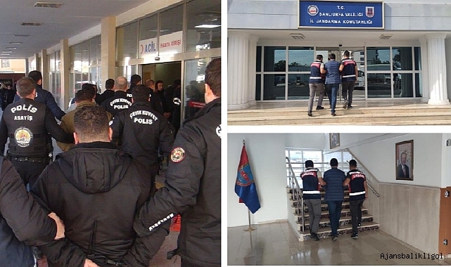 Urfada çeşitli suçlardan aranan çok sayıda şahıs tutuklandı