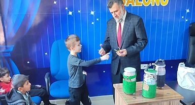 Urfalı minik öğrencilerden büyük destek