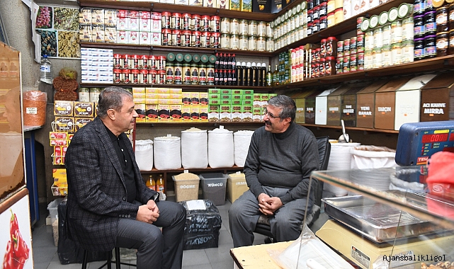 Vali Şıldak'ın son durağı çarşı esnafı oldu