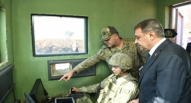 Vali Şıldak sınırda incelemelerde bulundu