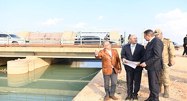 Vali Şıldak sulama kanallarını inceledi