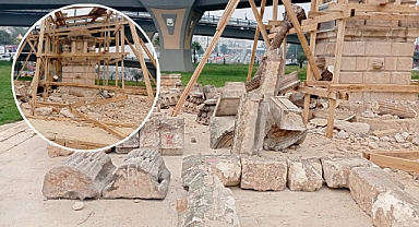 Anıt Çeşme'de restorasyon çalışmaları başladı