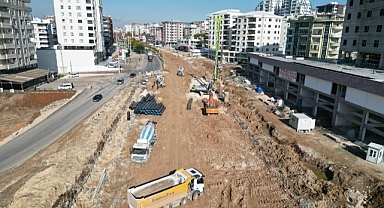 Balıkayağı Köprülü Kavşak çalışması hızla devam ediyor 