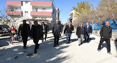 Başkan Bayık, devam eden yol çalışmalarını yerinde inceledi