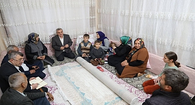 Başkan Beyazgül’den Suruç’ta ev ziyaretleri