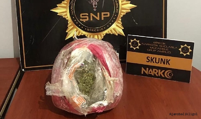 Birecik’te skunk maddesi ele geçirildi! 1 gözaltı