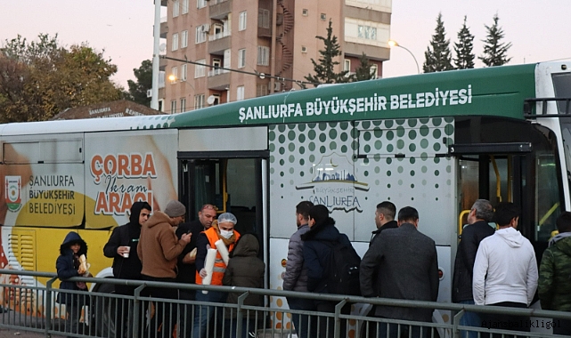 Büyükşehir'den çorba ikramı