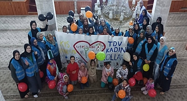 Çocuklar ‘’Kış Bayramı’’ sloganıyla sevindirildi