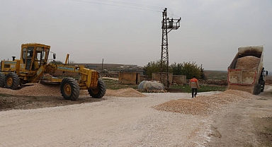 Ernebi Kırsal Mahallesinde üstyapı çalışmaları tamamlandı