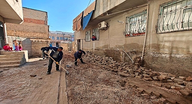 Eyyübiye sokakları yenileniyor