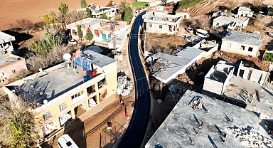 Harran'da asfalt çalışmaları sürüyor