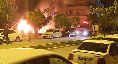 Karaköprü’de korku dolu anlar! Çok sayıda ekip sevk edildi