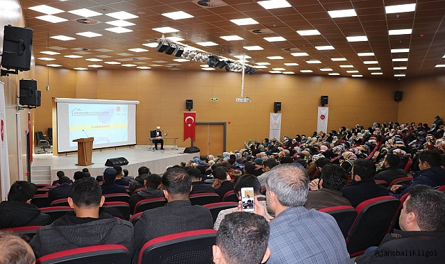 Şanlıurfa’da ‘’Aile’’ konulu konferans düzenlendi