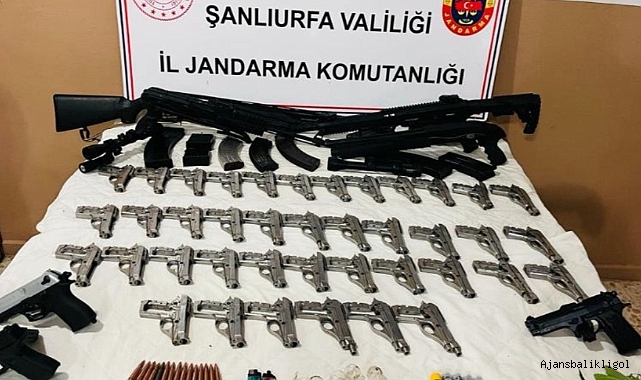 Şanlıurfa'da silah kaçakçılarına yönelik operasyon!
