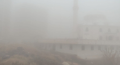 Şanlıurfa'da sis etkili oluyor! 