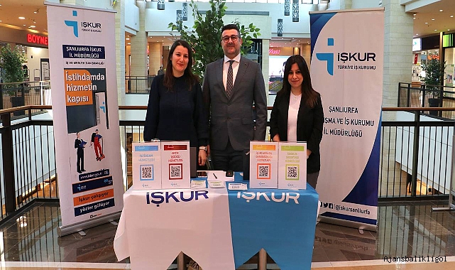 Şanlıurfa İŞKUR, halkın yoğun olduğu yerlerde bilgilendirme stantları açtı