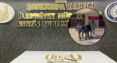 Urfa’da 1 milyon TL değerinde çaldıkları ziynet eşyalarla yakalandılar