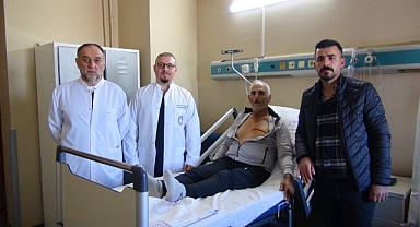 Urfa'da 6 santimlik kesi ile BY-PASS ameliyatı yapıldı