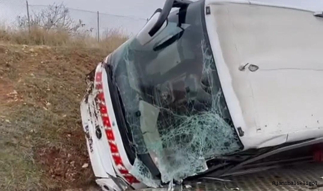 Urfa'da feci kaza! Otobüs devrildi