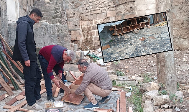Urfa’da hayvan sever vatandaşlardan örnek davranış