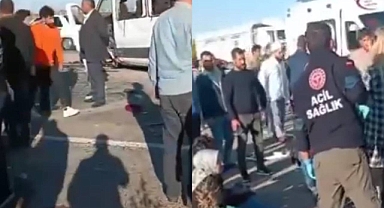 Urfa'da öğretmenleri taşıyan minibüs devrildi! Çok sayıda yaralı var