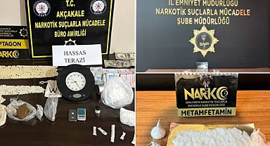 Urfa’da uyuşturucu operasyonu! 8 gözaltı