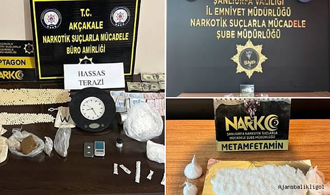 Urfa’da uyuşturucu operasyonu! 8 gözaltı