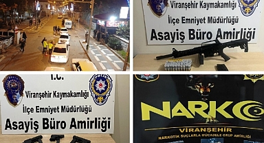 Viranşehir'de 10 şüpheli şahıs tutuklandı