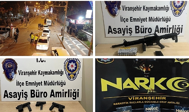 Viranşehir'de 10 şüpheli şahıs tutuklandı