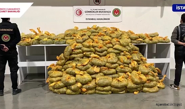Bakanlık açıkladı! 568 kilo uyuşturucu ele geçirildi