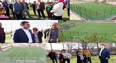 Başkan Özyavuz: Hedefimiz her mahalleye bir halı saha kazandırmak
