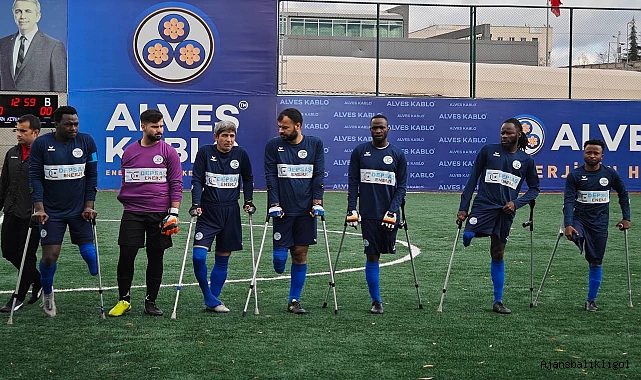 DEPSAŞ Enerji Ampute Futbol Takımından anlamlı galibiyet