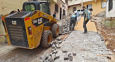 Eyyübiye sokaklarında yenileme devam ediyor