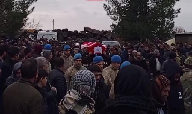 Hayatını kaybeden Siverekli uzman çavuş toprağa verildi