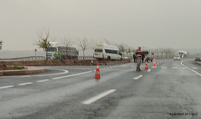 Hilvan cezaevi kavşağında kaza!